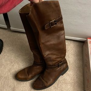 Lucky Brand Tall Riding Boots - Brown - Size 10
